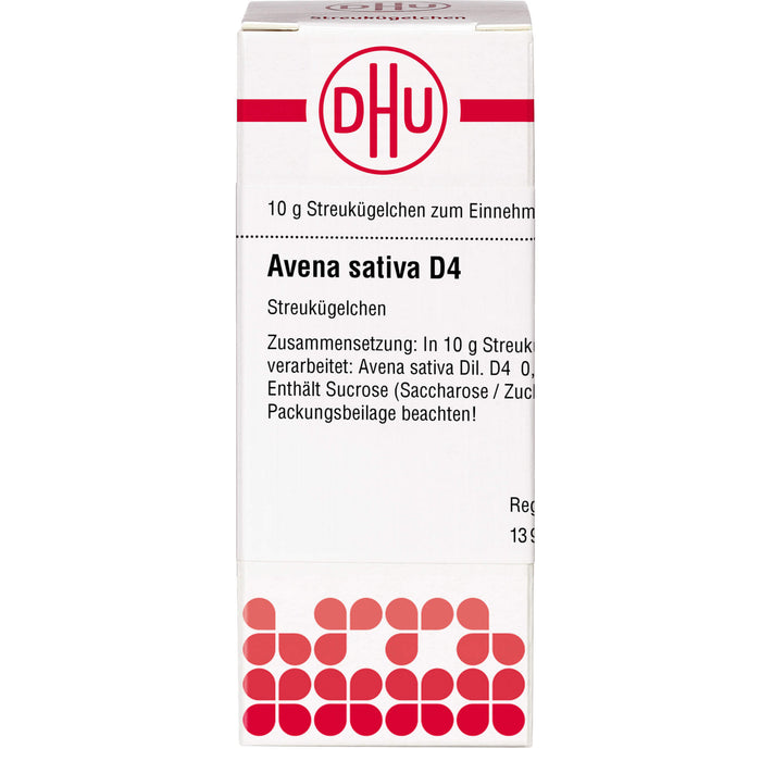 DHU Avena sativa D4 Streukügelchen, 10 g Globules