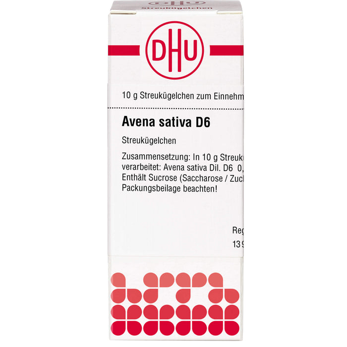 DHU Avena sativa D 6 Streukügelchen, 10 g Globules