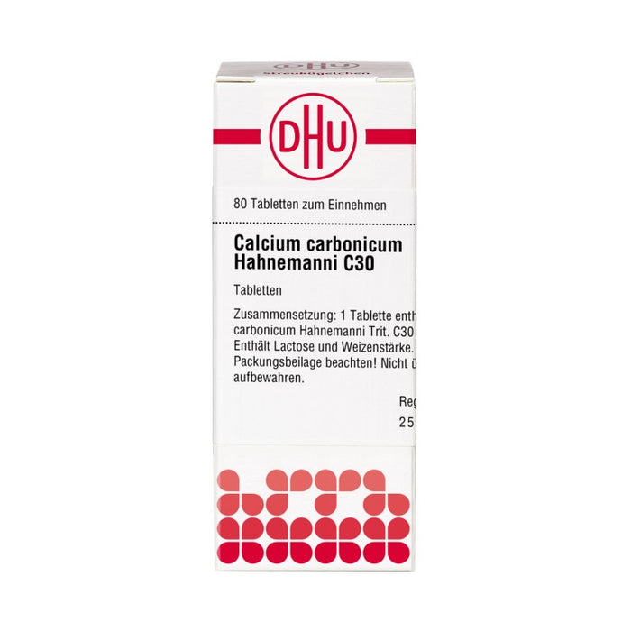 DHU Calcium carbonicum Hahnemanni C30 Tabletten, 80 pcs. Tablets