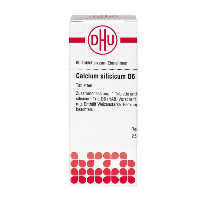 Calcium silicicum D6 DHU Tabletten, 80 St. Tabletten