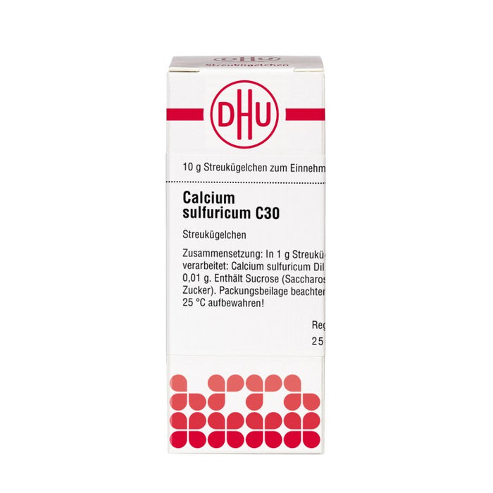 DHU Calcium sulfuricum C30 Streukügelchen, 10 g Globuli