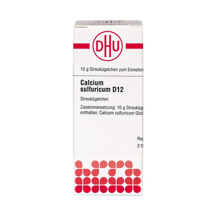 DHU Calcium sulfuricum D12 Streukügelchen, 10 g Globules