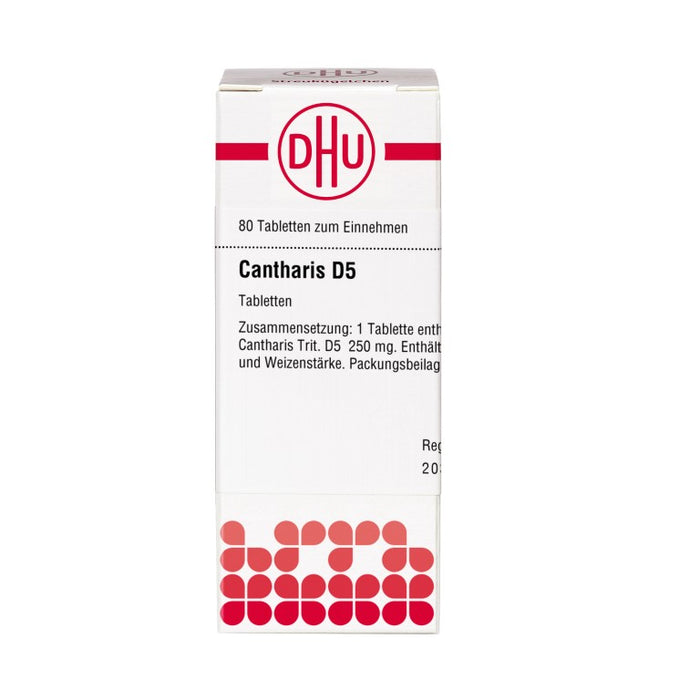 DHU Cantharis D5 Tabletten, 80 St. Tabletten