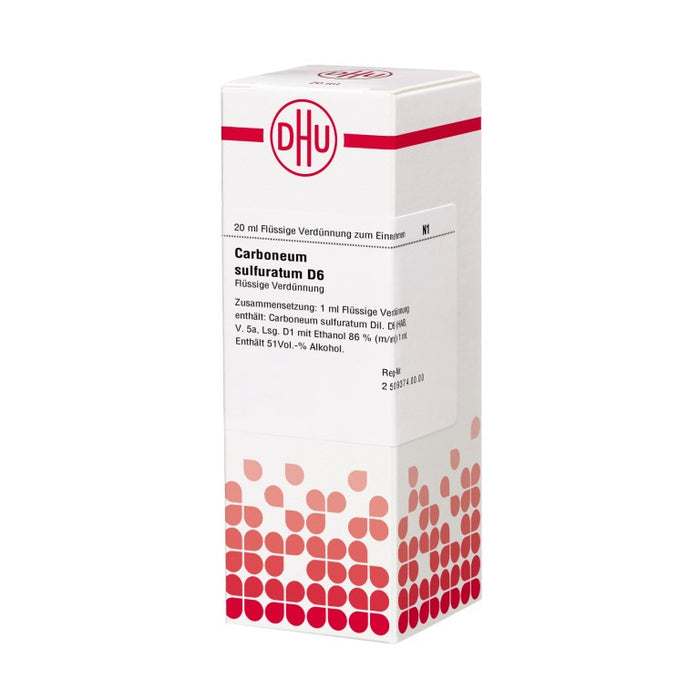 DHU Carboneum sulfuratum D12 Dilution, 20 ml Lösung