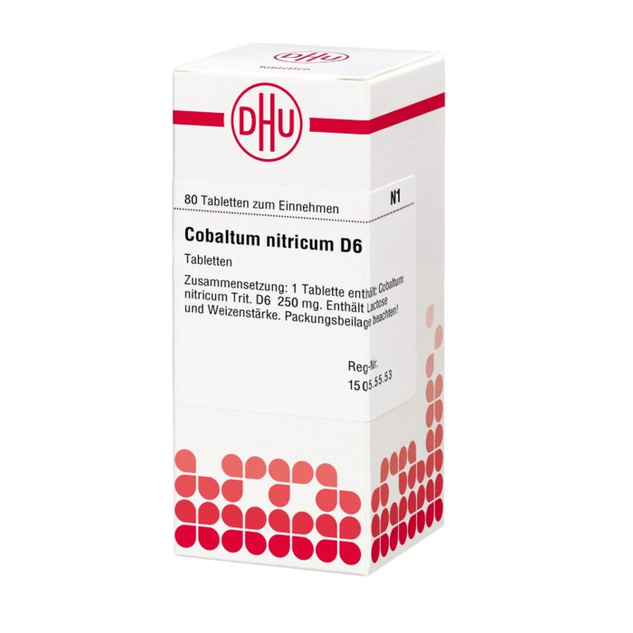 DHU Cobaltum nitricum D6 Tabletten, 80 pc Tablettes