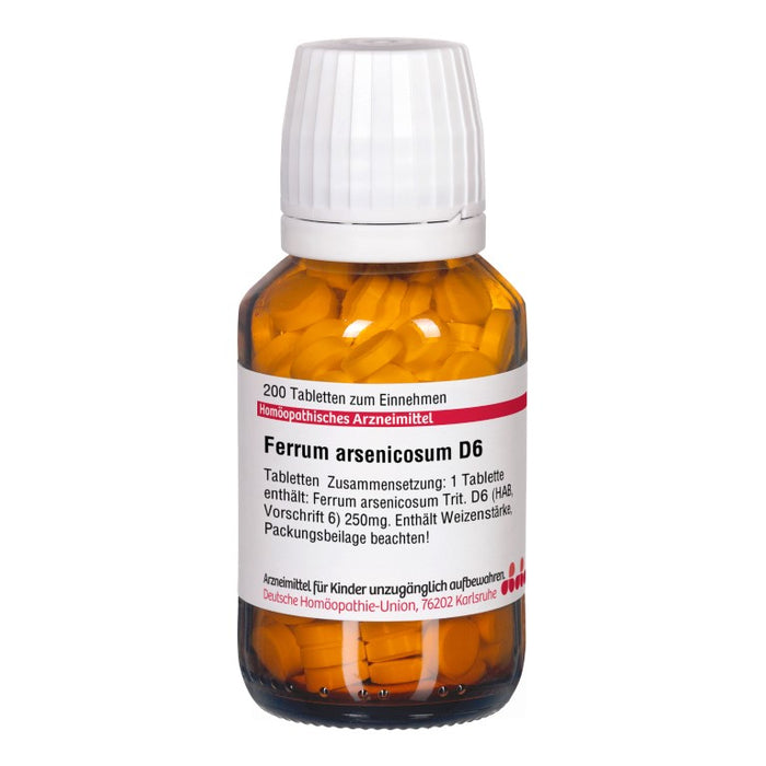 DHU Ferrum arsenicosum D6 Tabletten, 200 St. Tabletten