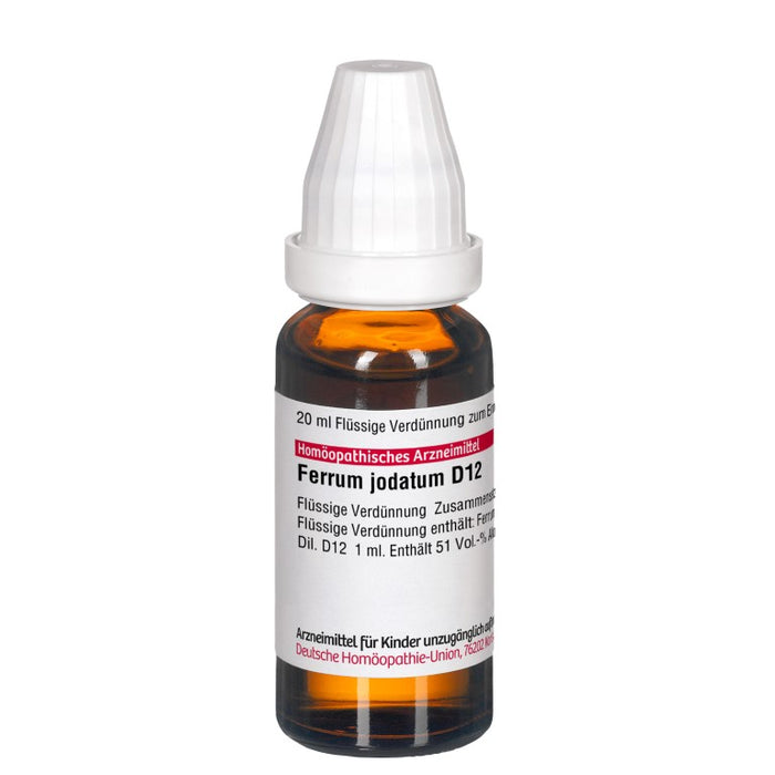 Ferrum jodatum D12 DHU Dilution, 20 ml Lösung