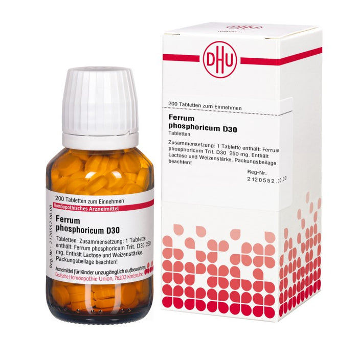 Ferrum phosphoricum D30 DHU Tabletten, 200 St. Tabletten