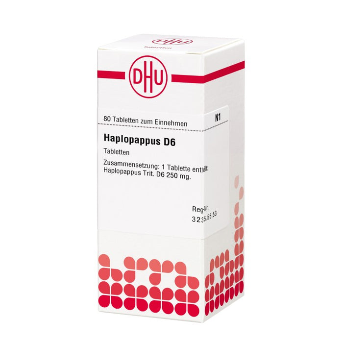 Haplopappus D6 DHU Tabletten, 80 St. Tabletten