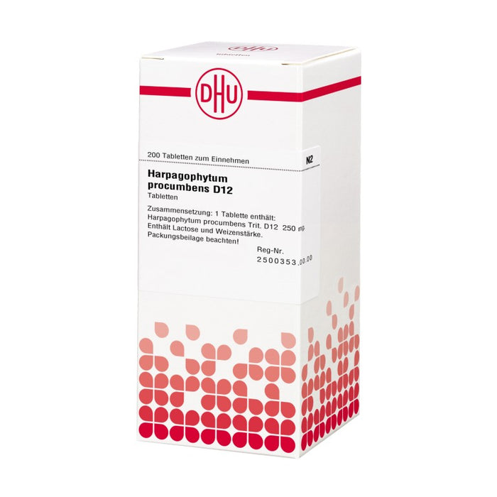 Harpagophytum procumbens D12 DHU Tabletten, 200 St. Tabletten