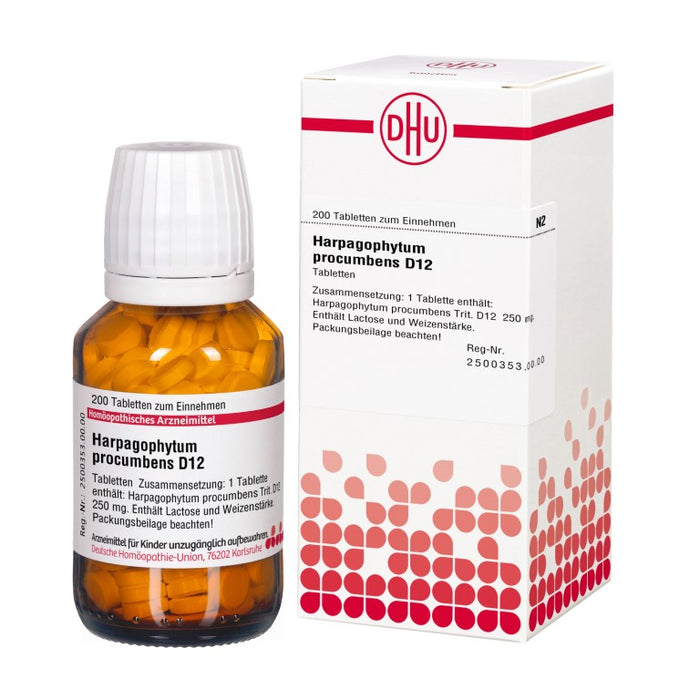 Harpagophytum procumbens D12 DHU Tabletten, 200 St. Tabletten