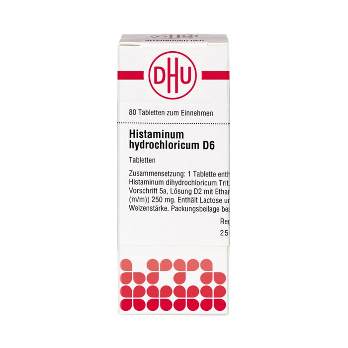 DHU Histaminum hydrochloricum D6 Tabletten, 80 pcs. Tablets