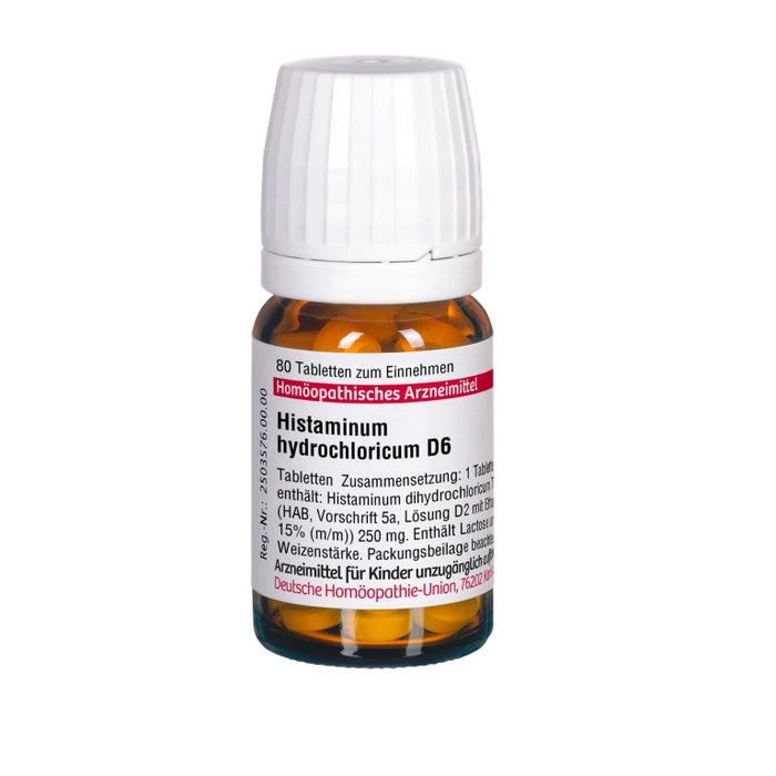 DHU Histaminum hydrochloricum D6 Tabletten, 80 St. Tabletten