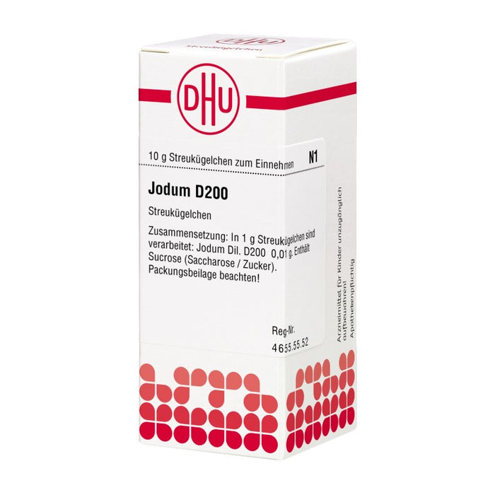 Jodum D200 DHU Globuli, 10 g Globuli