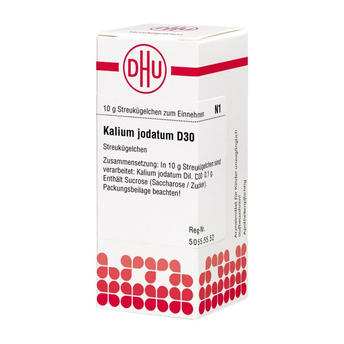 DHU Kalium jodatum D30 Streukügelchen, 10 g Globules