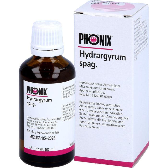 Phönix Hydrargyrum spag. Tropfen, 50 ml MIS