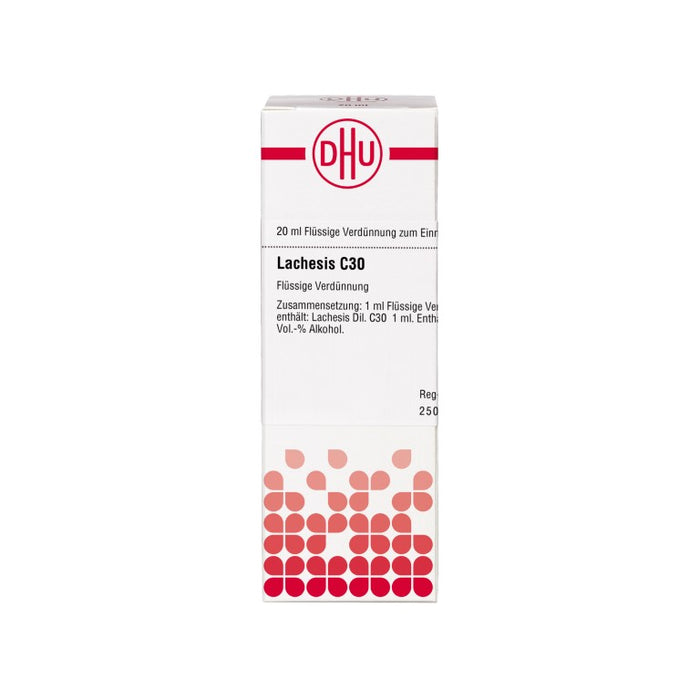 DHU Lachesis C30 Dilution, 20 ml Lösung