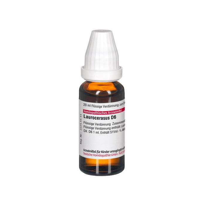 Laurocerasus D6 DHU Dilution, 20 ml Lösung