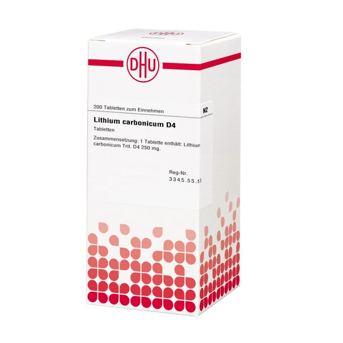 DHU Lithium carbonicum D4 Tabletten, 200 St. Tabletten