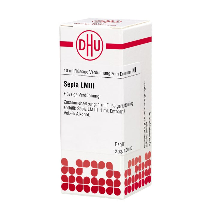 DHU Sepia LM III Dilution, 10 ml Lösung