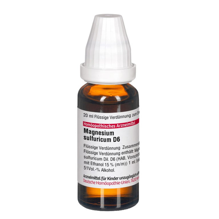 Magnesium sulfuricum D6 DHU Dilution, 20 ml Lösung