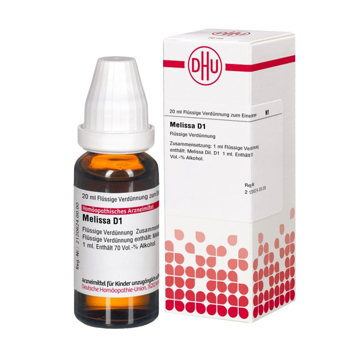 DHU Melissa D1 Dilution, 20 ml Lösung