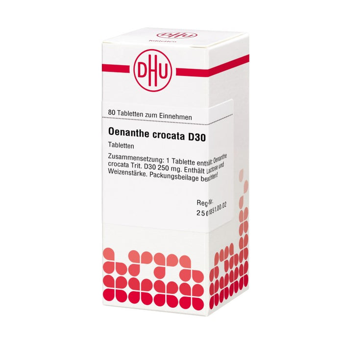 Oenanthe crocata D30 DHU Tabletten, 80 St. Tabletten