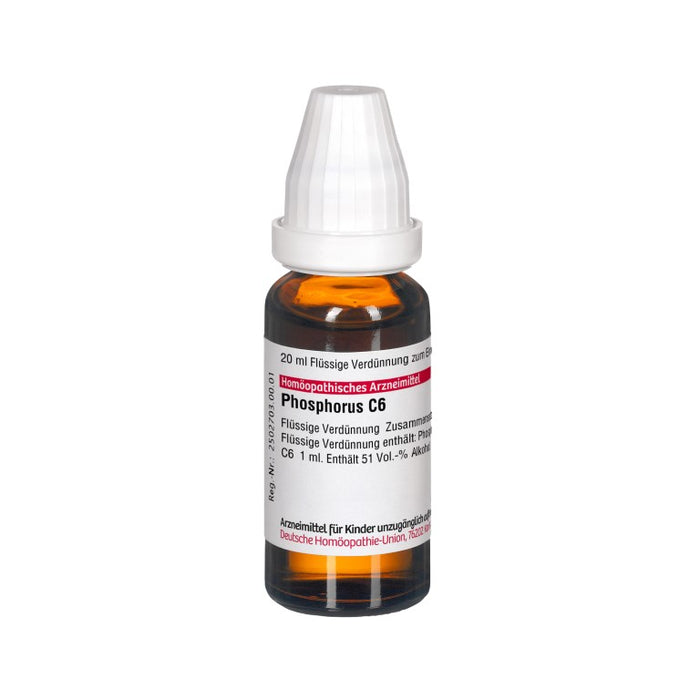 Phosphorus C6 DHU Dilution, 20 ml Lösung