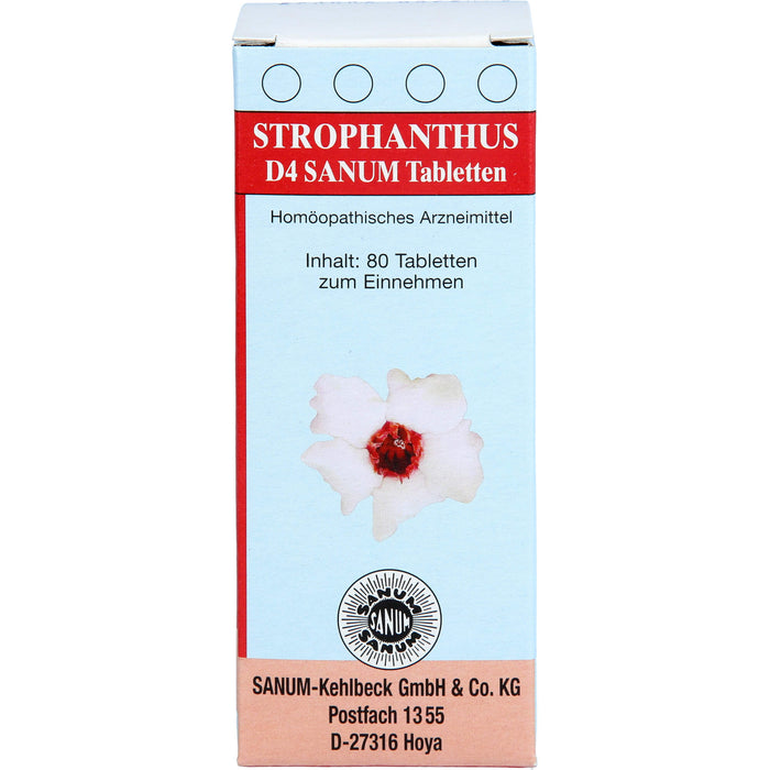 SANUM-KEHLBECK Strophanthus D4 Tabletten, 80 pc Tablettes