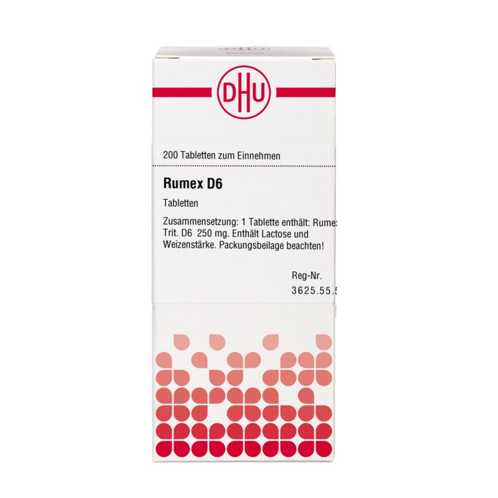 DHU Rumex D6 Tabletten, 200 pc Tablettes