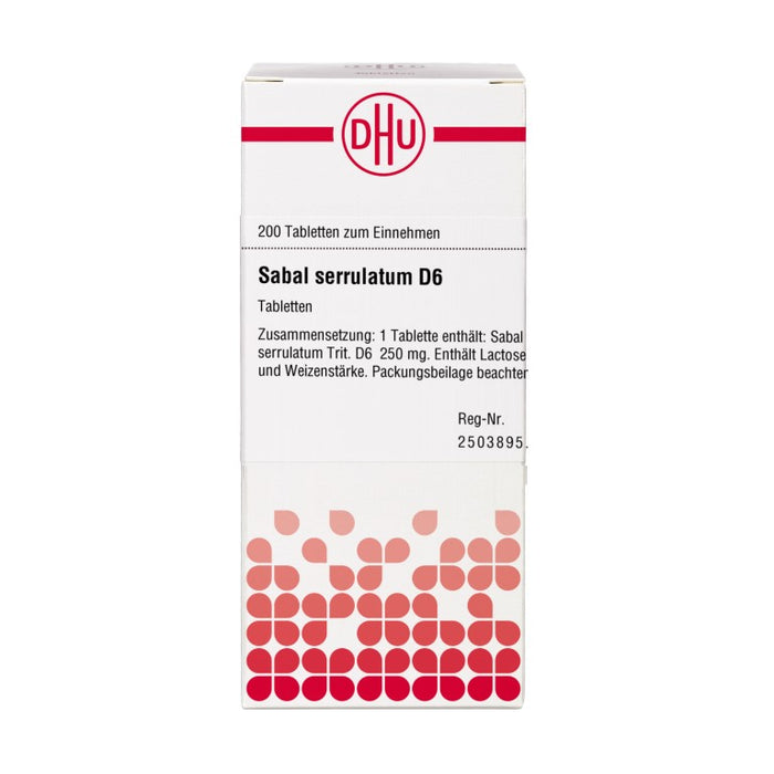 DHU Sabal serrulatum D6 Tabletten, 200 St. Tabletten