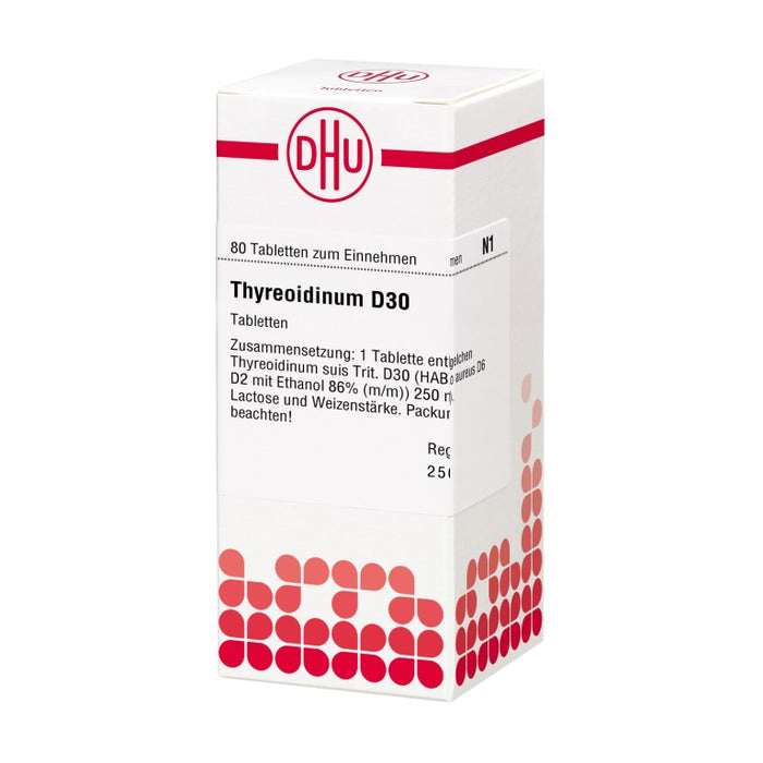 DHU Thyreoidinum D30 Tabletten, 80 St. Tabletten