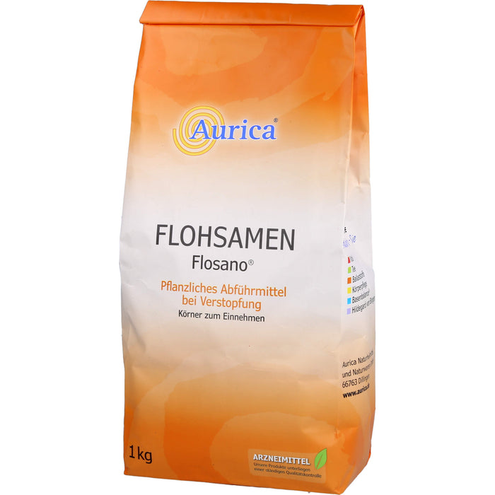 Aurica Flohsamen Flosano bei Verstopfung, 1000 g Poudre