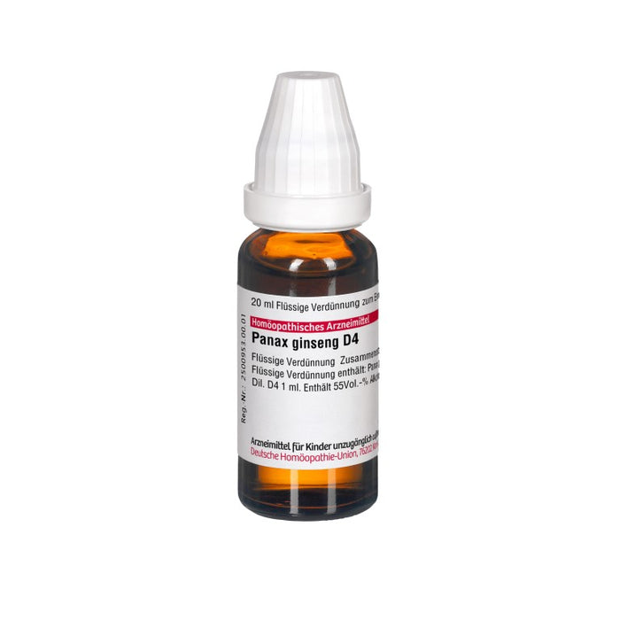 DHU Panax ginseng D4 Dilution, 20 ml Lösung