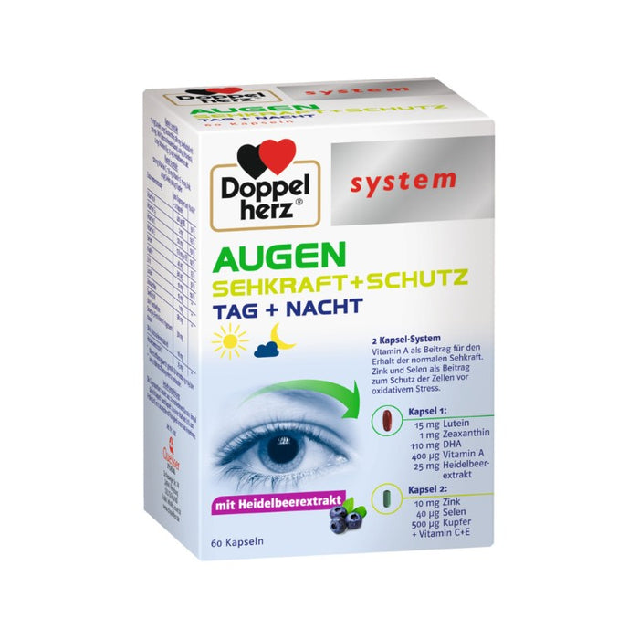 Doppelherz system AUGEN SEHKRAFT + SCHUTZ, 60 pc Capsules