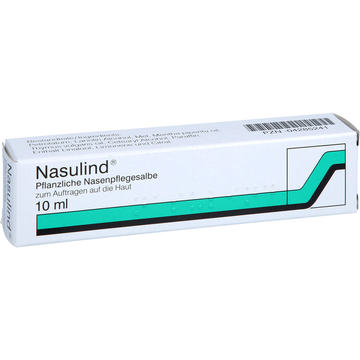 Nasulind Pflanzliche Nasenpflegesalbe, 10 ml Salbe