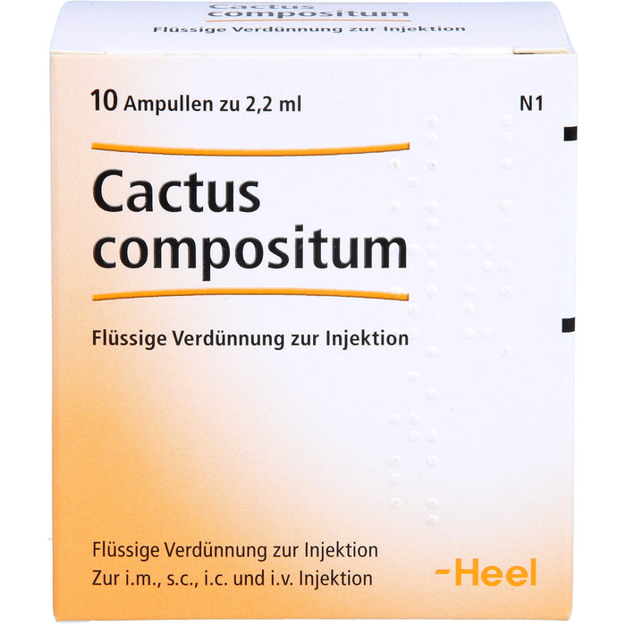 Cactus compositum flüssige Verdünnung, 10 pcs. Ampoules