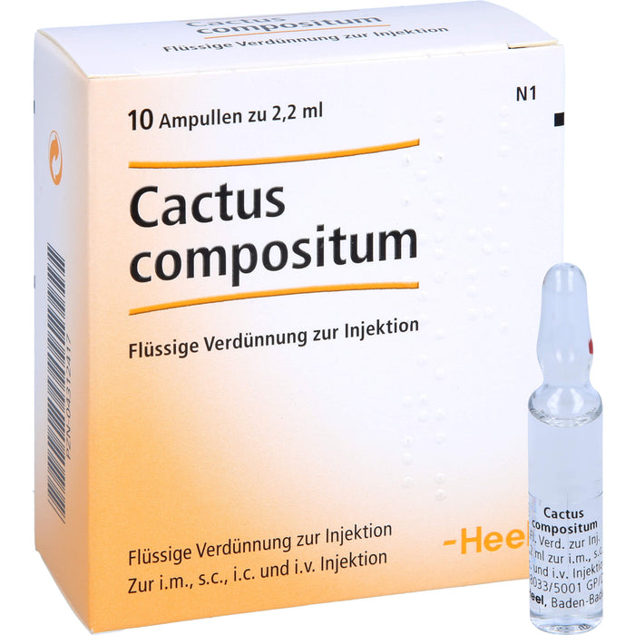 Cactus compositum flüssige Verdünnung, 10 pcs. Ampoules