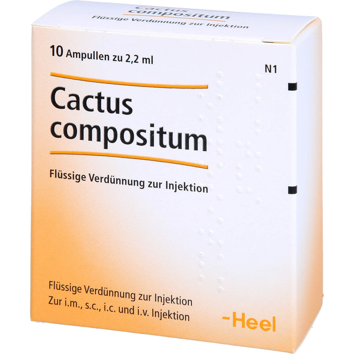 Cactus compositum flüssige Verdünnung, 10 pc Ampoules