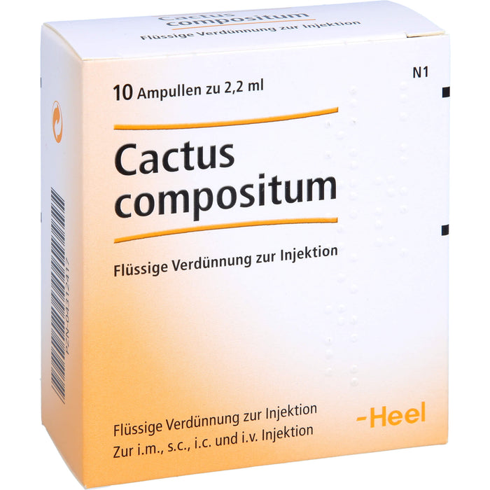 Cactus compositum flüssige Verdünnung, 10 pc Ampoules