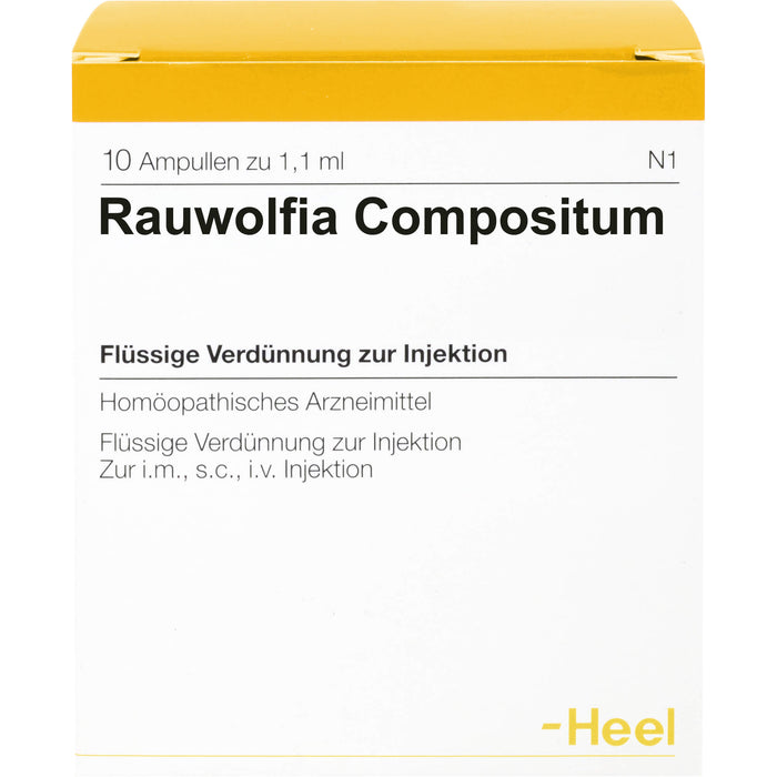 Heel Rauwolfia compositum Ampullen, 10 pc Ampoules