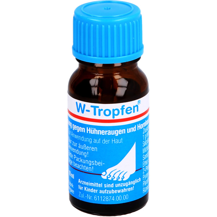 W-Tropfen gegen Hühneraugen und Hornhaut, 10 ml Solution