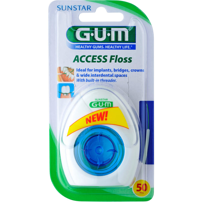 GUM Access Floss 50 Anwendungen, 1 pc Fil dentaire