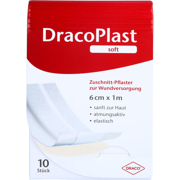 DracoPlast Soft Pflaster 1 m x 6 cm, 1 St. Pflaster