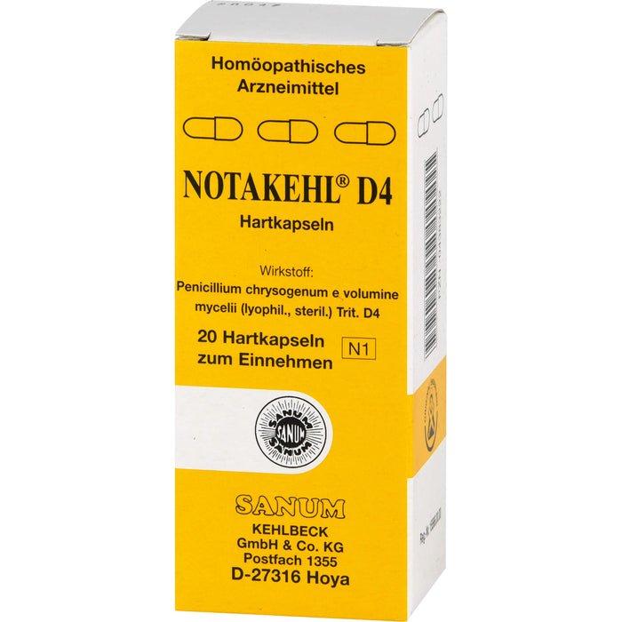 Notakehl D4 Kapseln, 20 pc Capsules