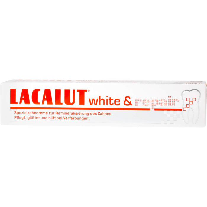 Lacalut white & repair Zahncreme, 75 ml Dentifrice