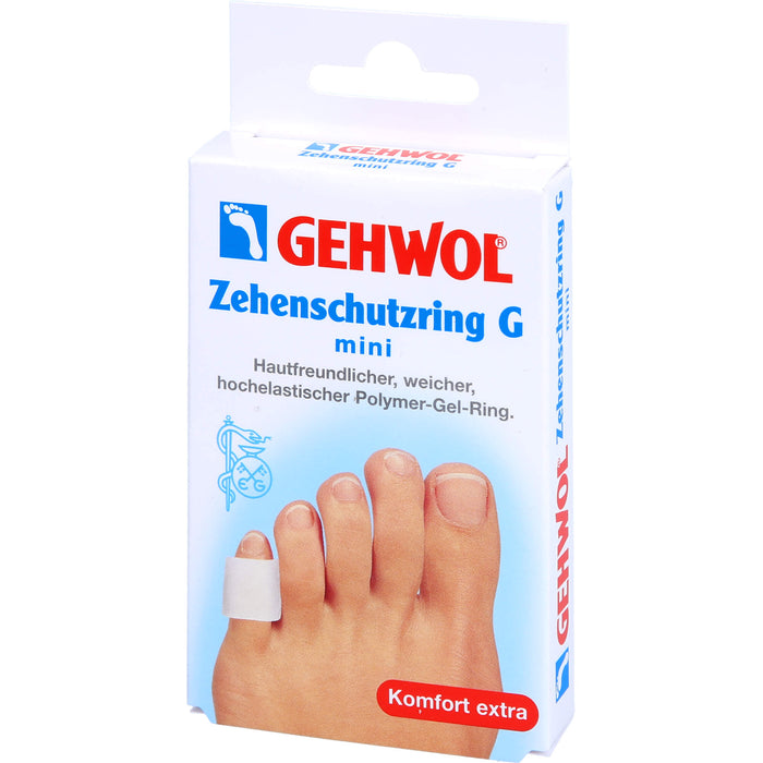 GEHWOL Polymer-Gel Zehenschutzring G mini, 2 St. Pflaster