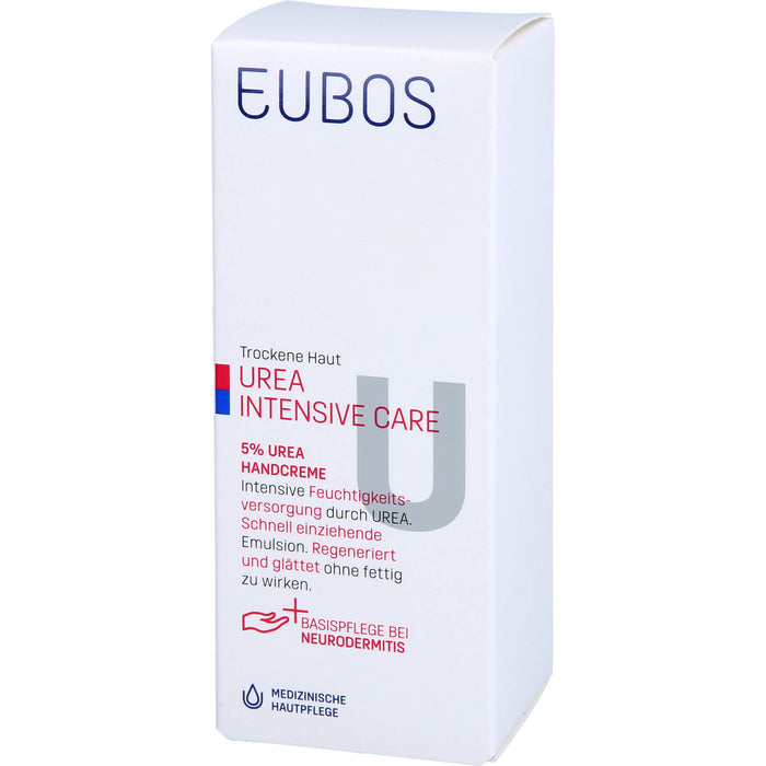 EUBOS Trockene Haut Urea 5% Handcreme, 75 ml Cream