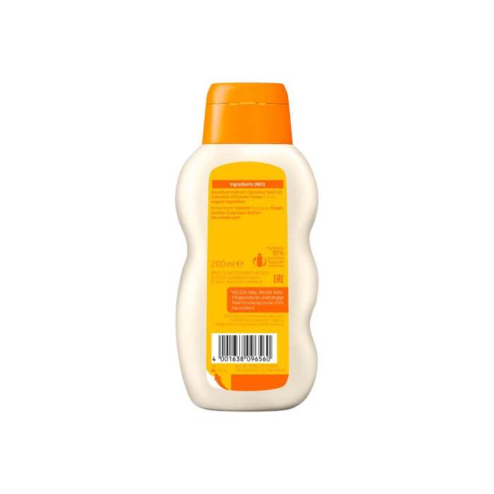 WELEDA Calendula Baby-Pflegeöl parfumfrei, 200 ml Oil