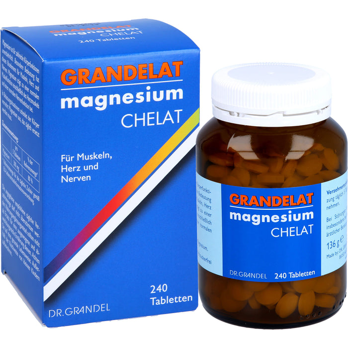 Dr. Grandel Grandelat Magnesium Chelat Tabletten, 240 pcs. Tablets